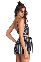 Stand Out Stripes Crop Top