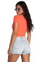 Owning It Ribbed Bodysuit