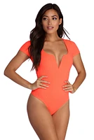 Owning It Ribbed Bodysuit