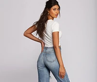 Trendy Twist Crop Top
