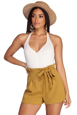 I Want it Plunging Bodysuit