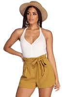I Want it Plunging Bodysuit