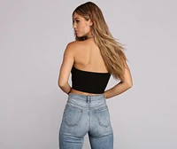 Two Ring Ribbed Tube Top
