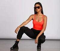 Get The Scoop Strappy Top