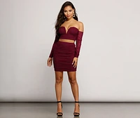 Romantically Ruched Crop Top