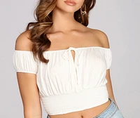 Smocked For Summer Crop Top