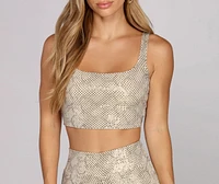 Vision Venom Sequin Snake Top