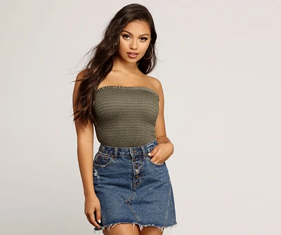 Smock It Up Tube Top