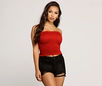 Smock It Up Tube Top