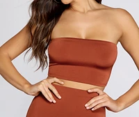 Sleek And Streamlined Crop Top