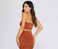 Sleek And Streamlined Crop Top