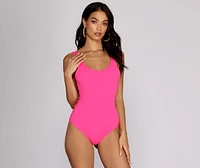 Brighter Babe Scoop Neck Bodysuit