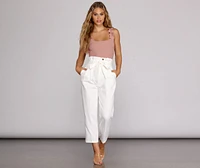 Ruffle Knit Up Bodysuit