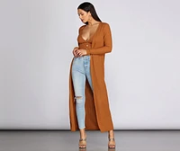 Button Knit Crop Top