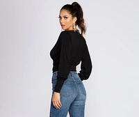 Be My Girl Dolman Sleeve Top
