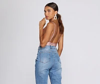 On It Cowl Neck Bodysuit