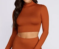 Brushed With Basics Crop Top