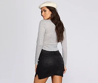 Sheer-ly Stylish Crop Top
