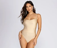 On It Cowl Neck Bodysuit