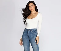 Stay Sweet Knit Bodysuit