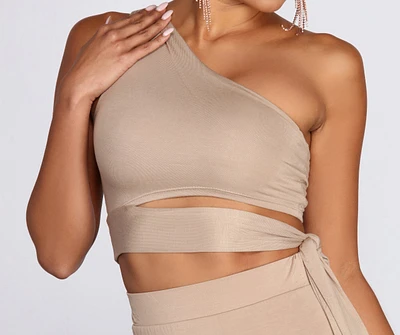 Owning Knit Crop Top