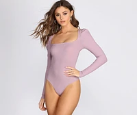 Pleated Puff Sleeve Bodysuit
