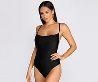 On It Cowl Neck Bodysuit