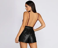 On It Cowl Neck Bodysuit