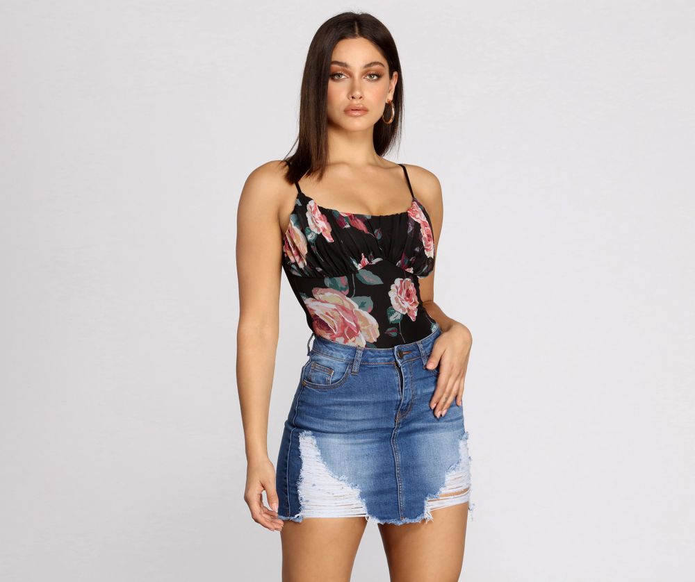 Windsor Floral Babe Bodysuit