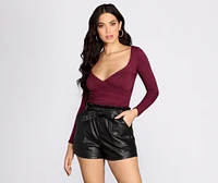 Wrapped Style Top