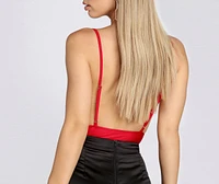 On It Cowl Neck Bodysuit