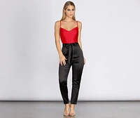On It Cowl Neck Bodysuit