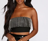 Festive Fringe Tube Top
