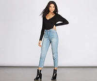 Cross Back Detail Bodysuit