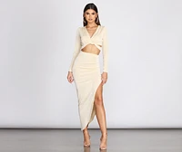 Heartbreaker Knot Twist Crop Top