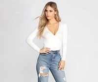Wrapped Simple Style Top