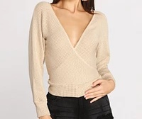 Knit To Win It Banded Top