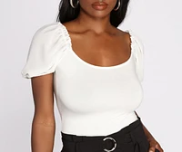 From Sheer On Out Scoop Back Bodysuit