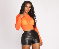 A Mesh Mood Crop Top