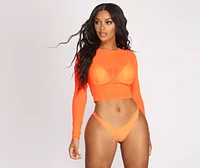 A Mesh Mood Crop Top