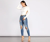 The Open Tie Back Crop Top