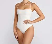 Looking Good Lace Up Bodysuit