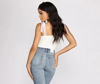 Tied To Style Knit Bodysuit