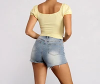 Sweet and Sassy Puff Sleeve Top