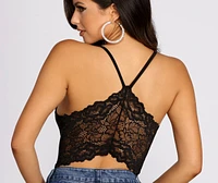Sultry Lace Back Bodysuit