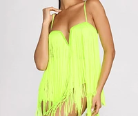 Forever Fab Fringe Bodysuit