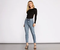 Never Basic Open Back Bodysuit
