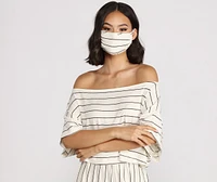 Sweet Stripes Dolman Sleeve Crop Top