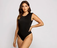 Slay Basics Crew Neck Bodysuit