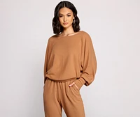 Keepin' Knit Basic Long Sleeve Top